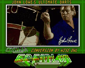 John Lowe's Ultimate Darts screen shot title